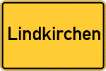 Place name sign Lindkirchen