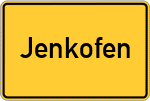 Place name sign Jenkofen