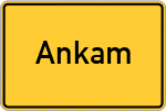 Place name sign Ankam