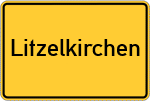 Place name sign Litzelkirchen