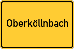 Place name sign Oberköllnbach