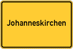 Place name sign Johanneskirchen