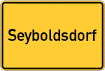 Place name sign Seyboldsdorf