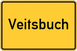 Place name sign Veitsbuch