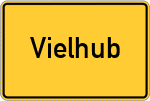 Place name sign Vielhub