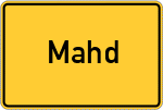 Place name sign Mahd