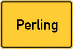 Place name sign Perling