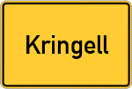 Place name sign Kringell