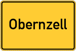 Place name sign Obernzell