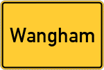 Place name sign Wangham