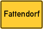 Place name sign Fattendorf