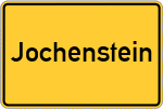 Place name sign Jochenstein, Niederbayern