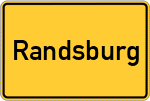 Place name sign Randsburg