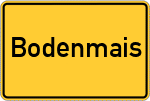 Place name sign Bodenmais