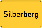 Place name sign Silberberg