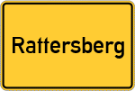 Place name sign Rattersberg
