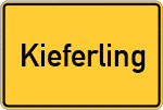 Place name sign Kieferling