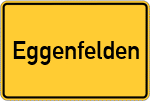 Place name sign Eggenfelden