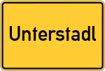 Place name sign Unterstadl