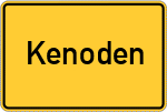 Place name sign Kenoden