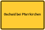 Place name sign Gschaid bei Pfarrkirchen, Niederbayern