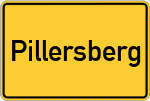 Place name sign Pillersberg