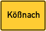 Place name sign Kößnach