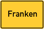 Place name sign Franken