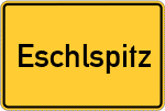 Place name sign Eschlspitz