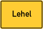 Place name sign Lehel