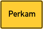 Place name sign Perkam