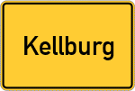 Place name sign Kellburg