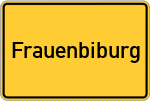 Place name sign Frauenbiburg