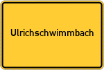 Place name sign Ulrichschwimmbach, Niederbayern
