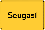 Place name sign Seugast