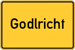 Place name sign Godlricht