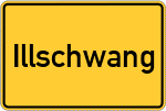Place name sign Illschwang