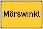 Place name sign Mörswinkl