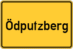 Place name sign Ödputzberg