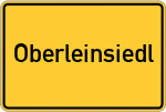 Place name sign Oberleinsiedl
