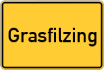 Place name sign Grasfilzing