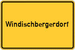 Place name sign Windischbergerdorf