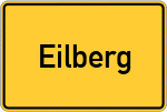 Place name sign Eilberg