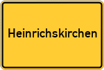 Place name sign Heinrichskirchen