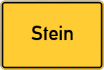 Place name sign Stein