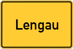 Place name sign Lengau