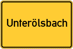 Place name sign Unterölsbach