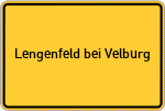Place name sign Lengenfeld bei Velburg