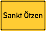 Place name sign Sankt Ötzen
