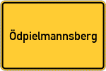 Place name sign Ödpielmannsberg